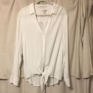 Amuse Society White Tie Button Down